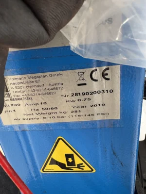 Used Hofmann Megaplan 713XL tyre changer